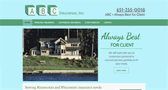 Desktop Screenshot of abcinsuranceinc.com